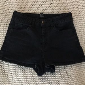 Black Mid-Rise Shorts (REPOSHED)